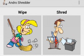 Andro Shredder تطبيق لحذف الملفات نهائيا على الأندرويد